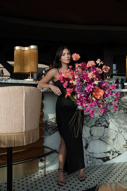 Zijden boeket Riekie