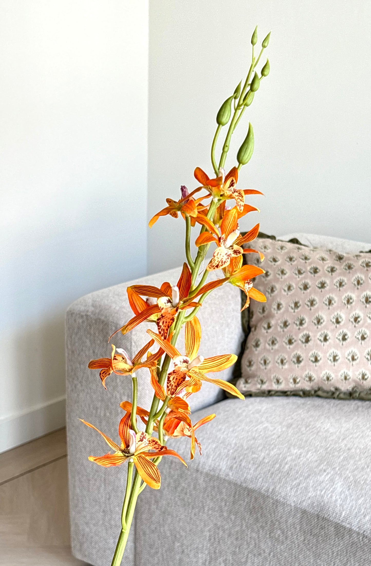 Orange bloem