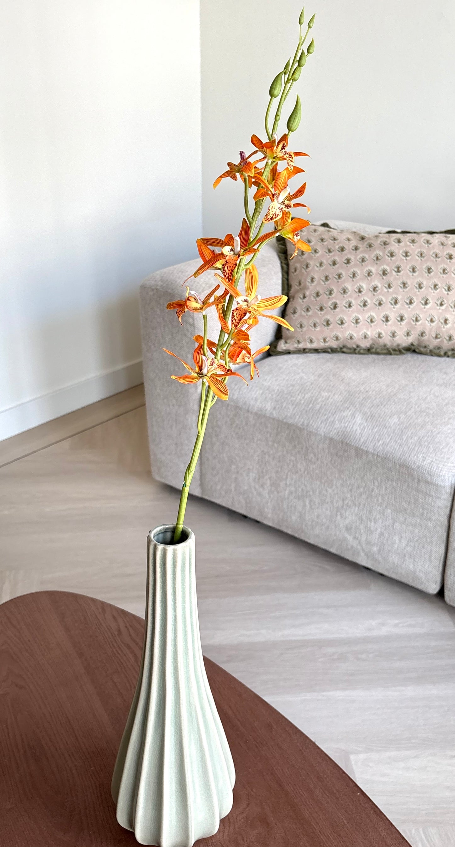 Orange bloem