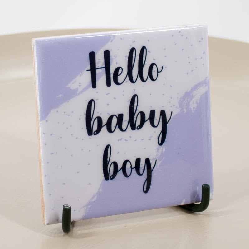 Hello baby boy tegel